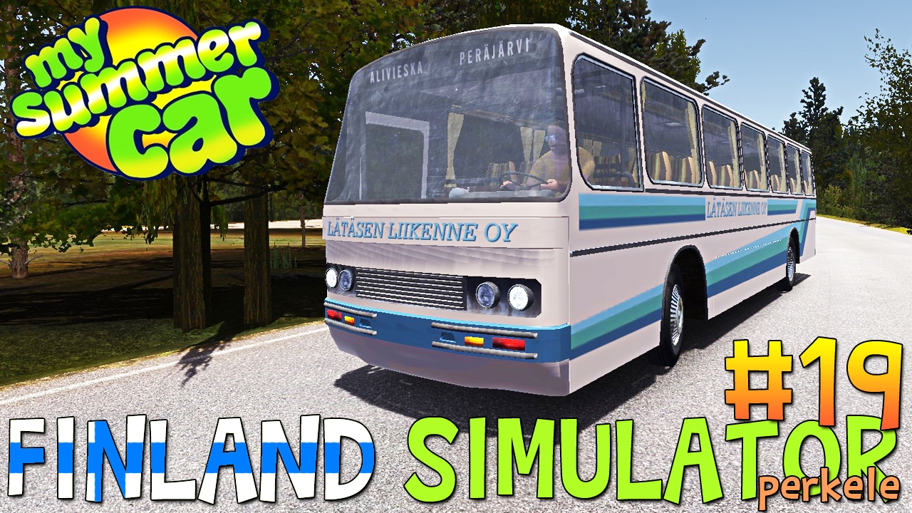 My Summer Car - Where does the Bus go? Making Teimo MAD! - My