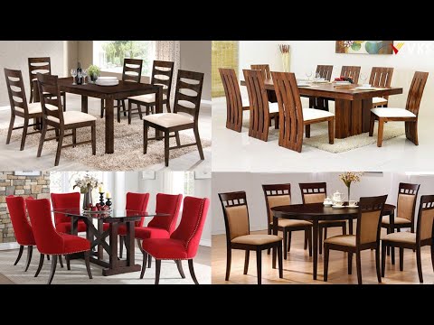 Wooden Dining Table Set Design |Dining Table Chair Decor  Organization|Space Saving Wooden