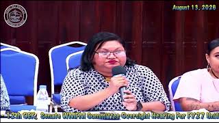12th OEK, The Senate WMFM Committee Budget hearing with FIU & FIC