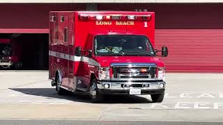 LBFD Rescue 1 Responding 