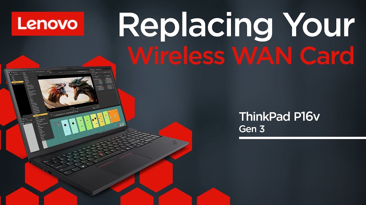Replacing Your Wireless WAN Card | ThinkPad P16v Gen 3 | Customer Self Service