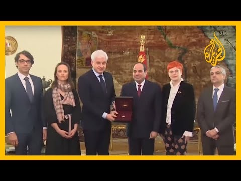 🇪🇬 🇩🇪 احتجاجا على منح السيسي وسام "سان جورج".. غضب واسع بألمانيا