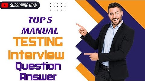 Cracking Manual Testing Interviews: Top 5 Interview Questions and Answers"