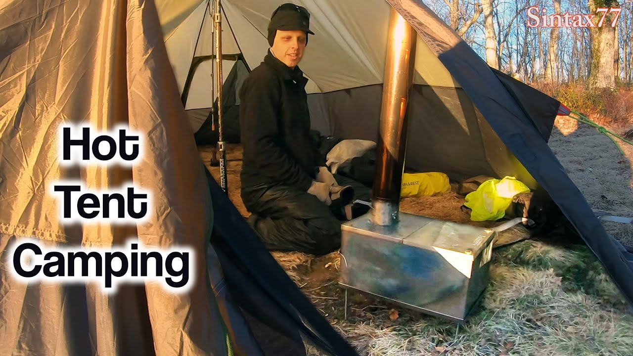 Sub Zero Winter Camping IN A HOT TENT in Canada! - YouTube