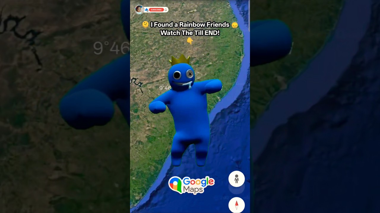 I Found a Rainbow Friends On Google Maps and Google Earth 