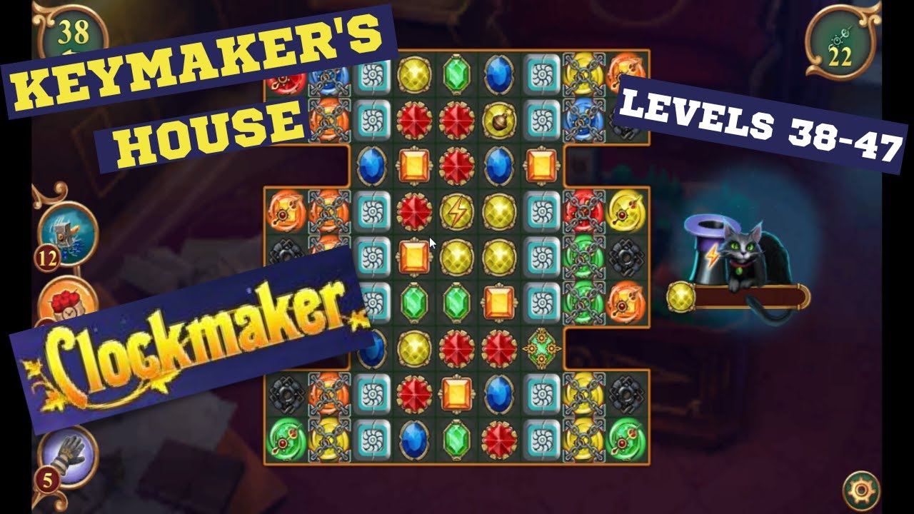 How to play Clockmaker Keymaker's House levels 38-47 - YouTube