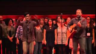 Video thumbnail of ""Because The Night" | Choir!Choir!Choir! | TEDxToronto"