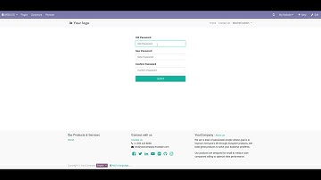 Portal Change Password Odoo App