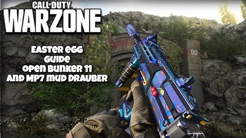Full Easter Egg Guide UNLOCKING the BUNKER 11 and The New MP7 Mud Drauber Variant  (Full Tutorial)