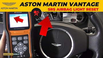 Aston Martin SRS Airbag Light Diagnose & Reset Using the Foxwell NT530 Plus