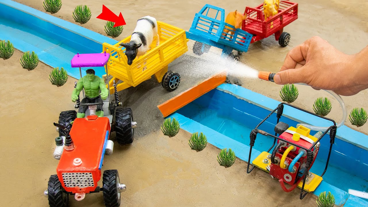 Top diy tractor making mini | Build A Bridge For Tractors To Pass ...
