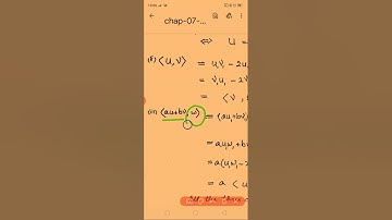 Mathematical method, Inner product space,    Ex:7.1, Part 1, From Q.1