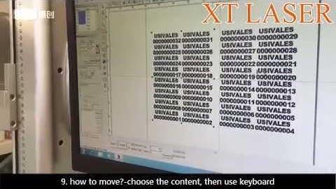 How to batch quantity marking serial number with EZCAD software fiber laser
