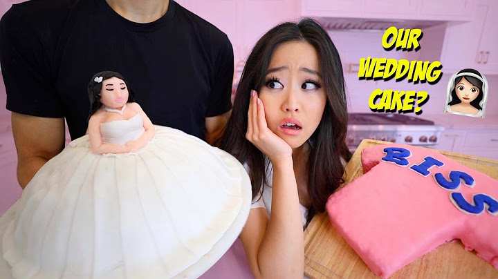 COUPLES COOKING CHALLENGE: Making our WEDDING CAKES!!