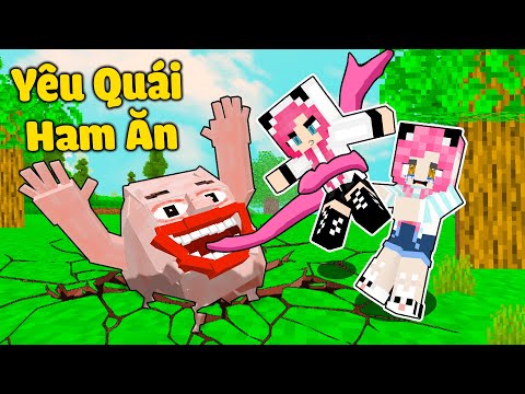 MỀU THỬ THÁCH 24H TRIỆU HỒI YÊU QUÁI HAM ĂN TRONG MINECRAFT*REDHOOD CỨU MỀU KHỎI QUÁI VẬT THỊT VIÊN