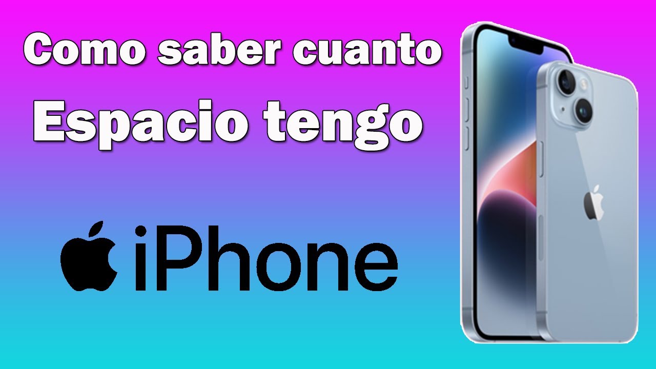Como ver cuanto espacio tengo en mi iPhone - YouTube