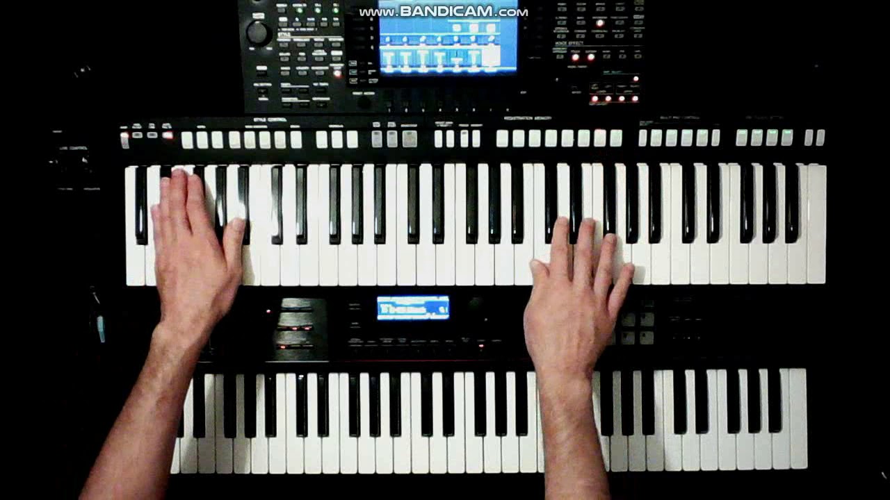 Mike Rivers Keyboard Mike & The Mechanics - Silent Running LIVE keyboard instrumental cover ...
