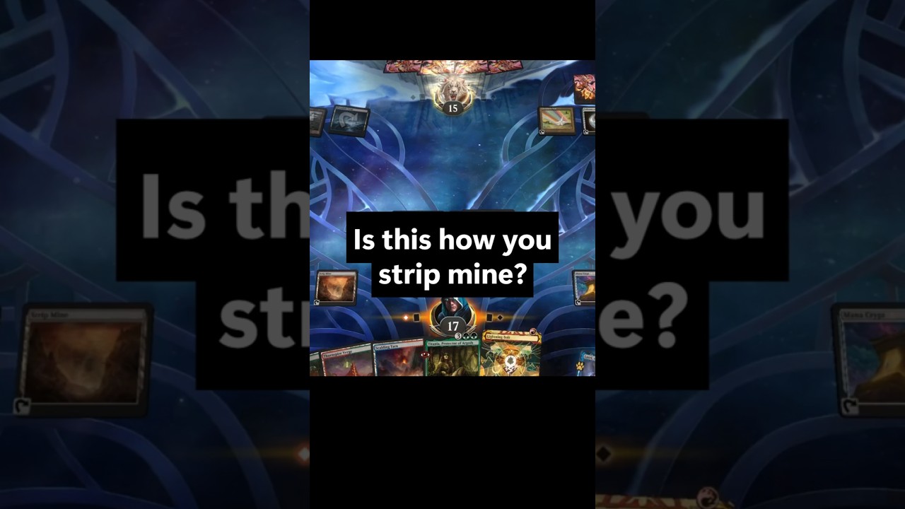 Is this how you strip mine? 