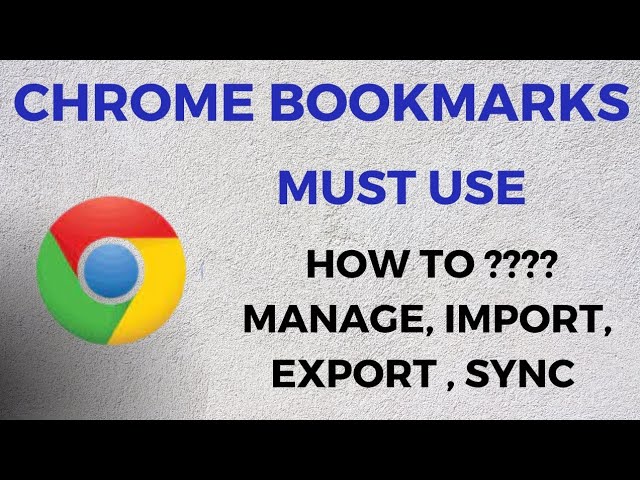 5 Ways To Add And Manage Bookmarks In Google Chrome A 2024