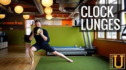 How To Do Clock Lunges - Kinetic Sports Rehab