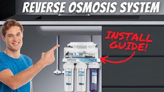 How To Install A Reverse Osmosis Filter System (DIY STEP-BY-STEP!) by Freshnss 819 views 1 year ago 8 minutes, 21 seconds