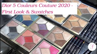 Dior 5 Couleurs Couture 2020 Swatches - Nuove Palette Occhi Autunno 2020