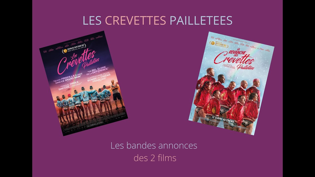 Les Crevettes Pailletées (Bandes annonces des 2 films) - YouTube