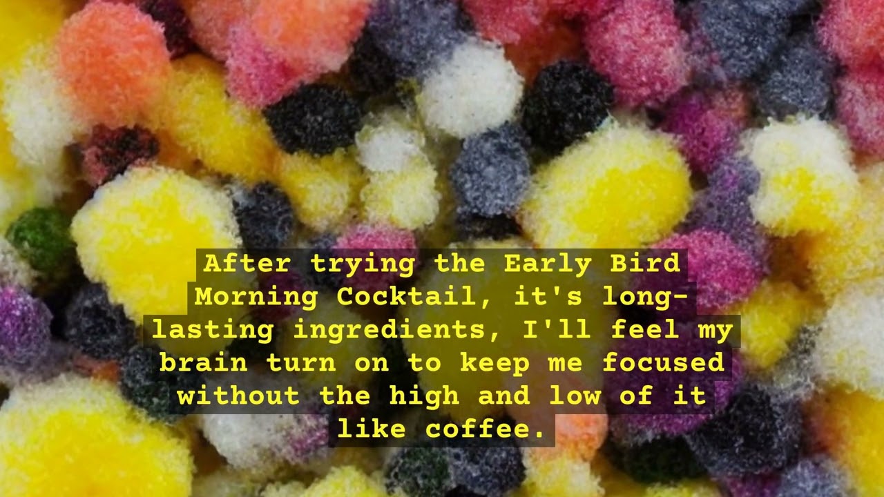 A New Early Bird Morning Cocktail Dietary Supplement Lets You Wake Up Early & Feel Great!!!