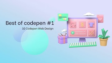 Best of codepen #1 |  Codepen web design |  Take My UI