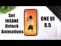 Set ONE UI 8.5 INSANE Unlock Animations | Enable Unlock Animations After One UI 8.5 Update