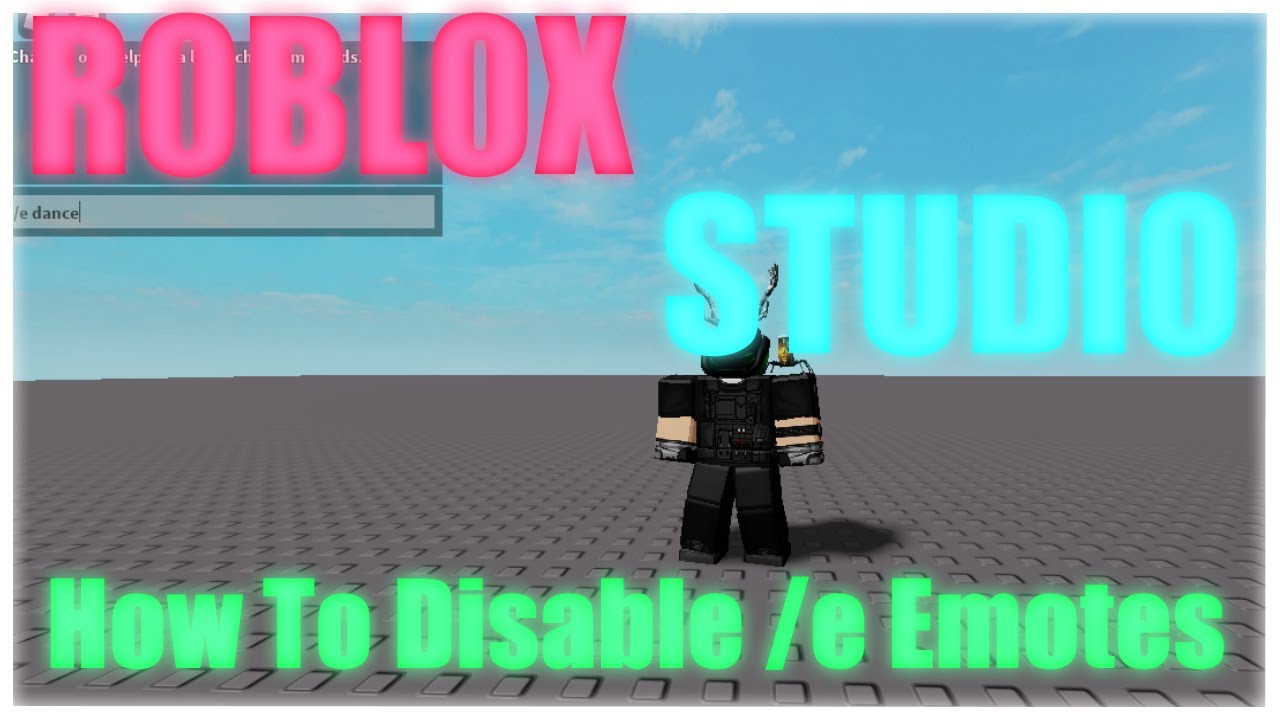 Roblox Studio How To Disable E Emotes Youtube - emote script in roblox studio