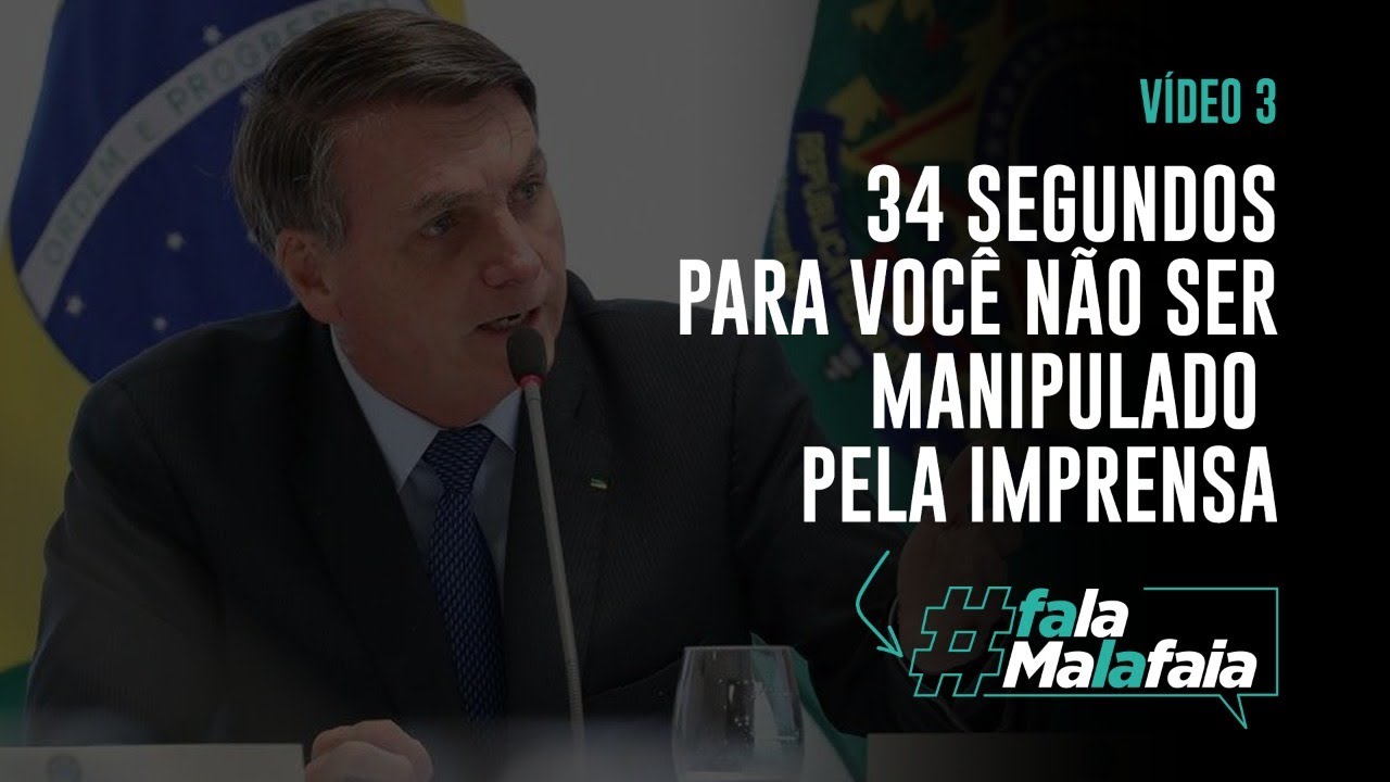 VÍDEO 3 – 34 SEGUNDOS PARA VOCÊ NÃO SER MANIPULADO PELA IMPRENSA