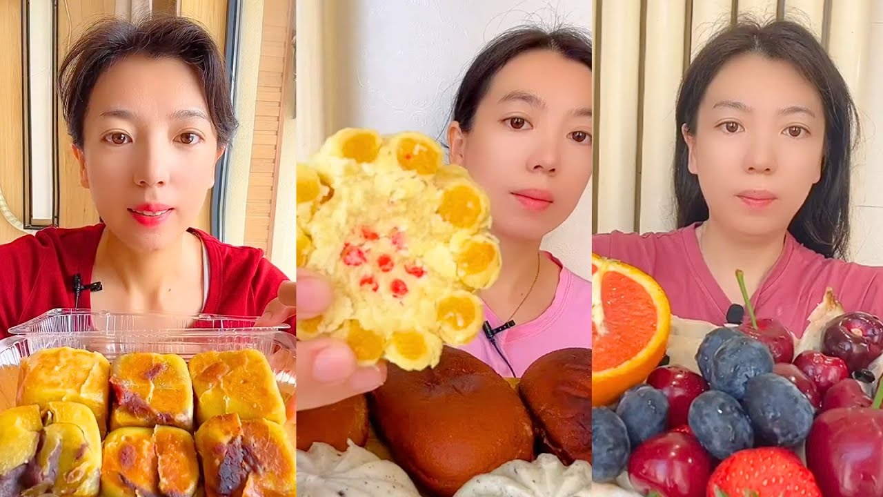 Traditional Chinese Homemade Food Eating Show | Buns Noodles & Desserts Mukbang #29