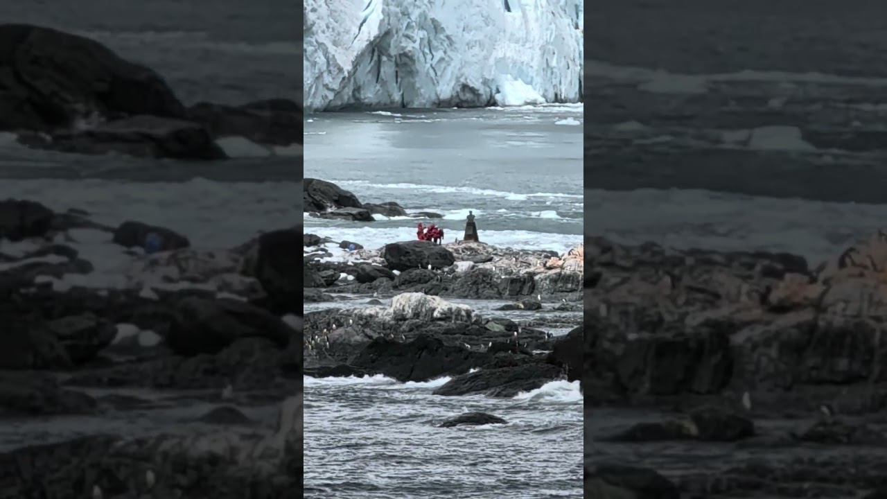 Point Wild, Elephant Island and Bust of Captain Luis Alberto Pardo