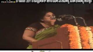 Swarnakumari Speech in M. Amulya Manja Bharatanatyam Dance Performance