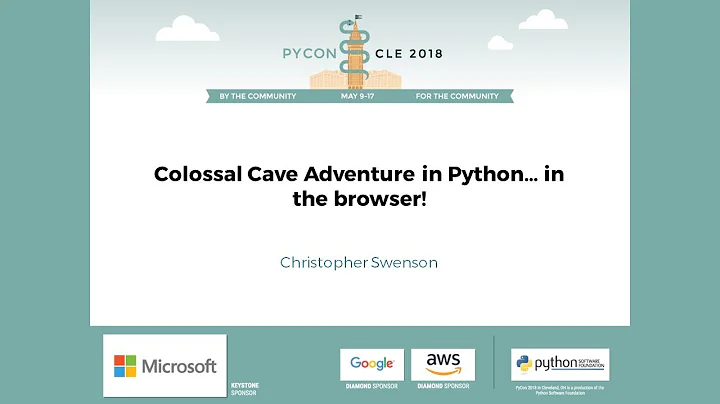 Christopher Swenson - Colossal Cave Adventure in P...