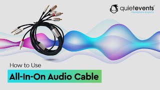 How to Use the All-In-One Audio Cable (RCA / USB C / Lighting / 3.5mm to RCA / 3.5mm )