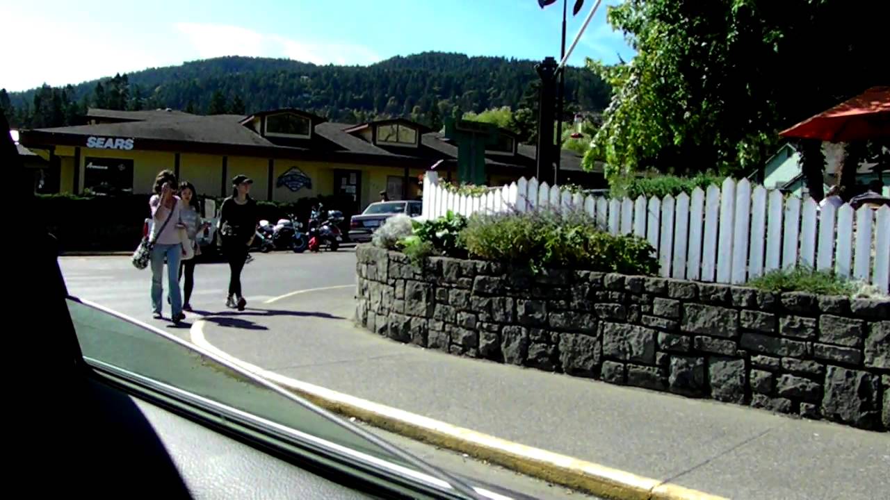 Saltspring Island Ganges downtown  British Columbia Canada