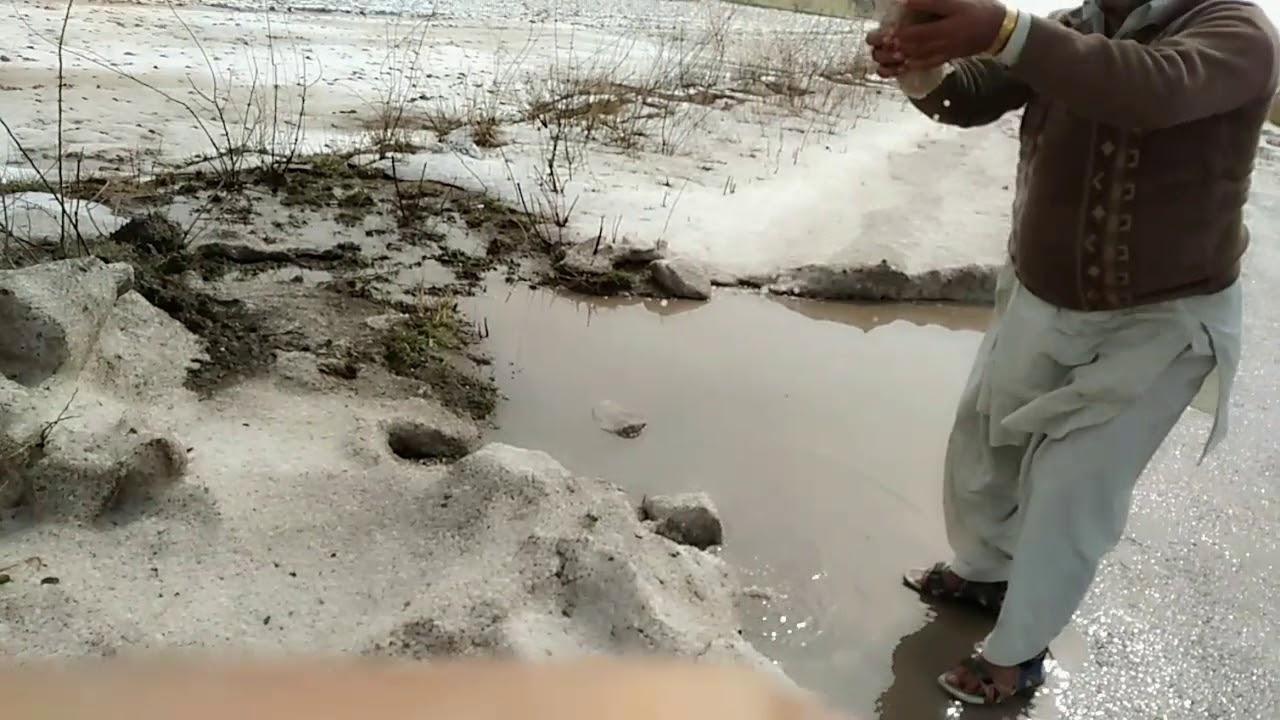 Snow Fall in Saghar Talagang Chakwal YouTube