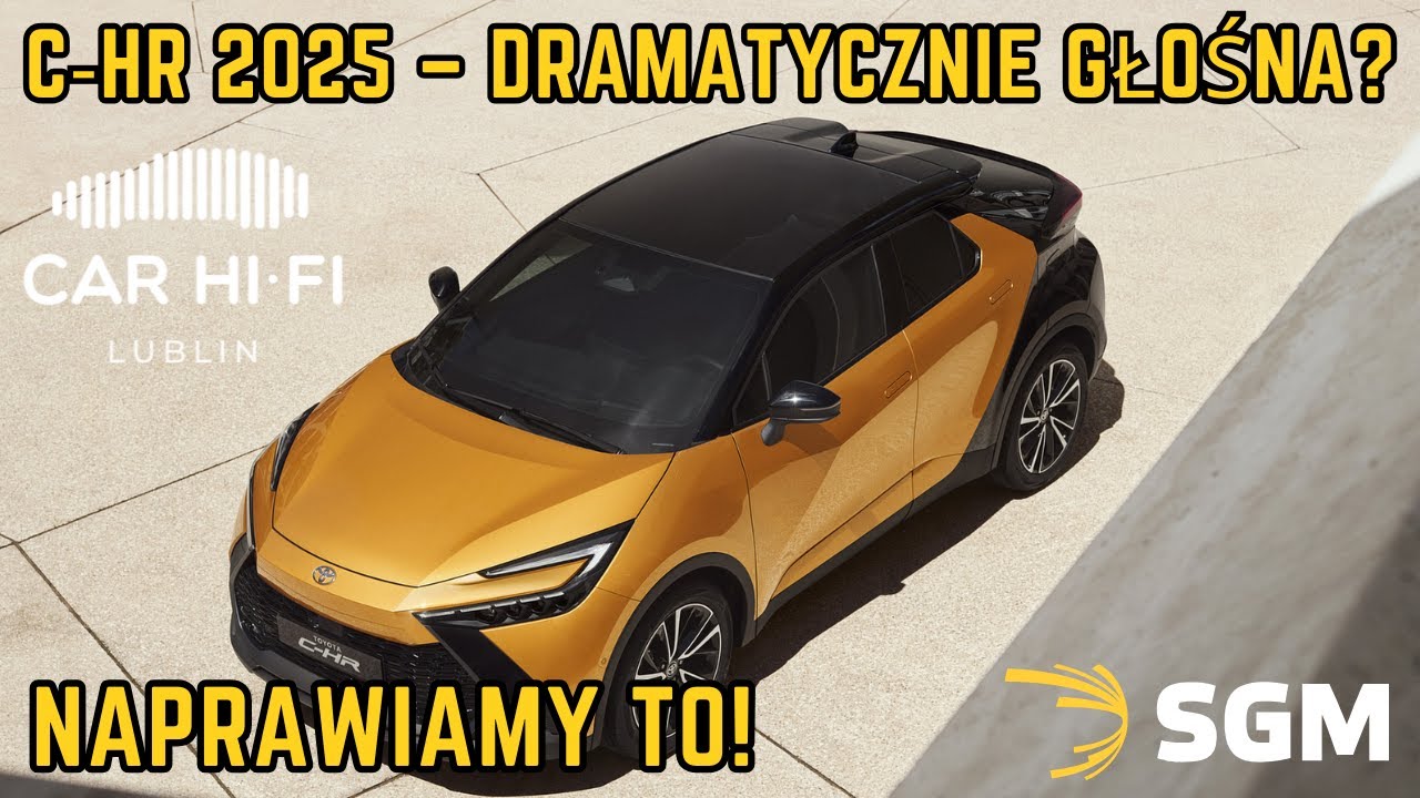 Toyota C‑HR 2025 – GŁOŚNA? Sprawdzamy i wygłuszamy!
