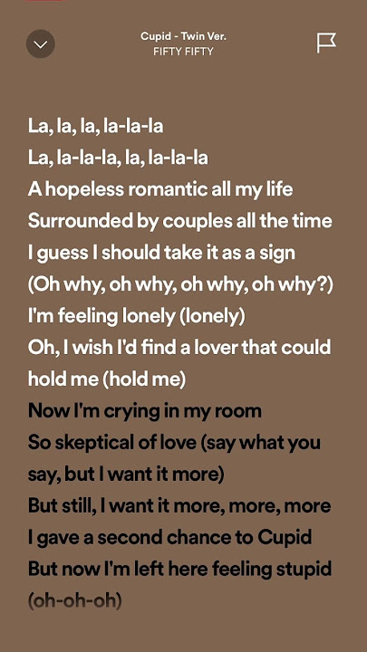 FIFTY FIFTY - Cupid (Twin Vers) #spotifylyrics #hits #tiktok #trending #lyrics #hopelessromantic