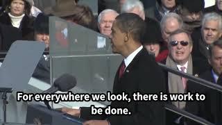 President Barack Obama's Inaugural Address-English subtitle