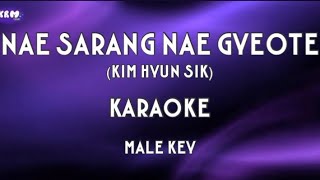 NAE SARANG NAE GYEOTE • Kim Hyun sik  | MALE KEY | KARAOKE • 