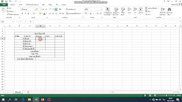 ใบกำกับภาษี ในโปรแกรม excel