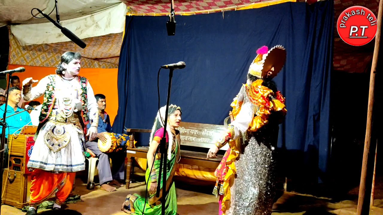 सुधिर कलिंगण प्रस्तुत कलेश्वर दशावतार नाट्य मंडळ यांचे' शाप प्रतिशाप' हे पौराणिक नाटक Part-6