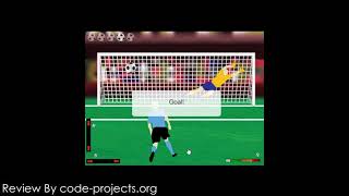 Penalty Shootout Game In JavaScript With Source Code | Source Code & Projects screenshot 2