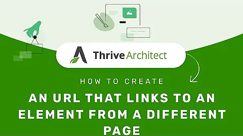 How to Create a URL That Links To a Specific Element from One Of Your Pages
