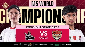 [AR] M5 Knockout Stage Day 5 DEVU VS SYS Game 3