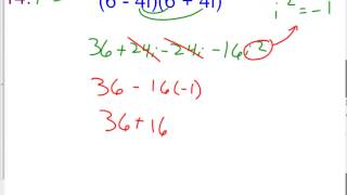 5 9 Day 1 B Adding, Subtracting, and Multiplying Complex Numbers