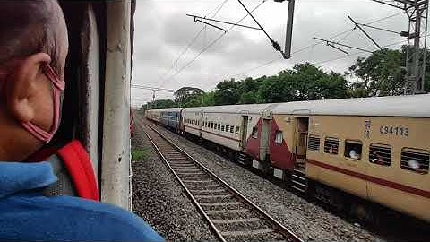 Parallel Race between Krishnanagar City Local and Kolkata Lalgola Special